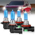For Chevy Tahoe 2007-2020 Halogen Headlight Bulbs 9005+H11 Combo