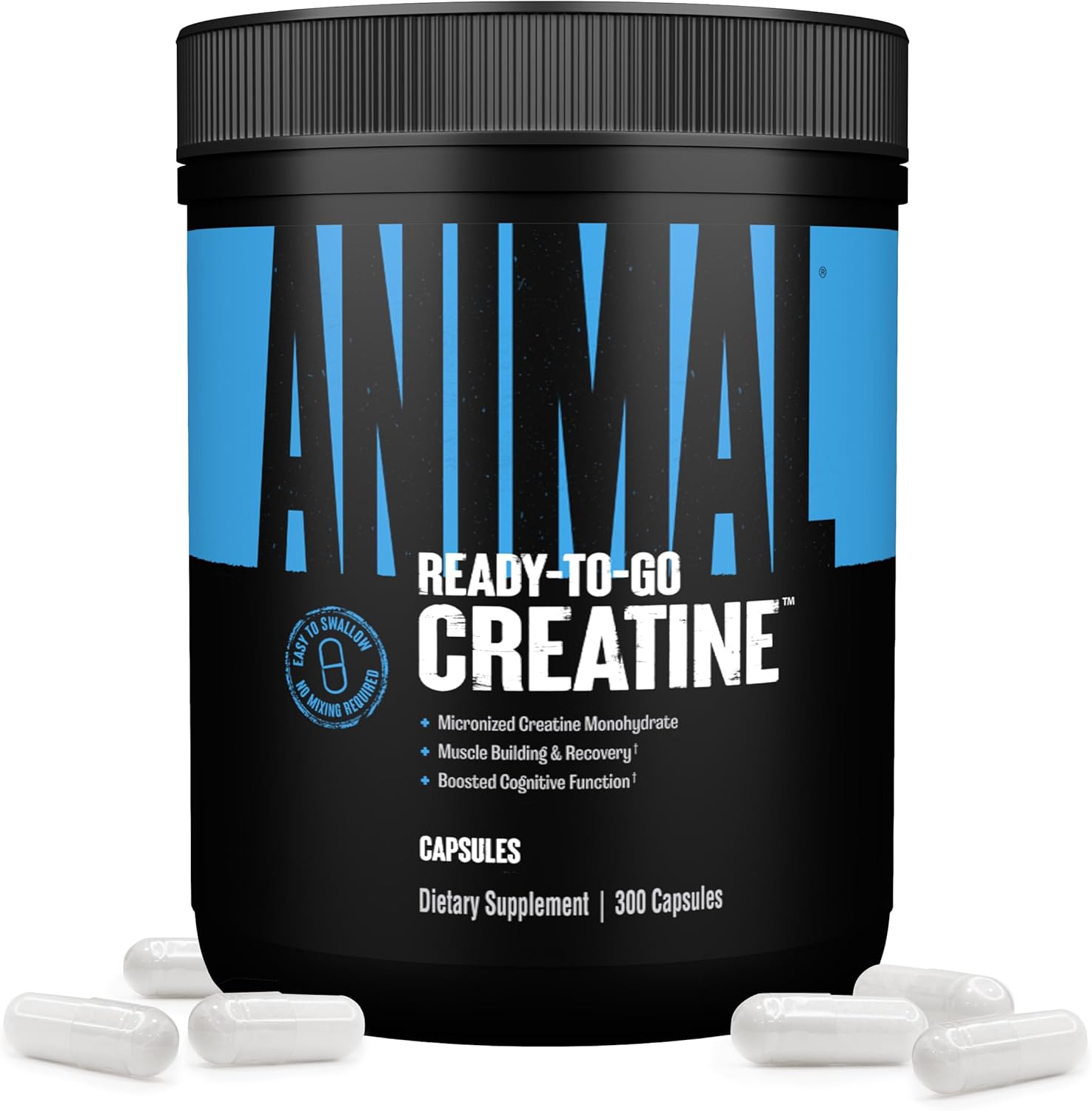 Animal Micronized Creatine Monohydrate Capsules for Muscle Growth