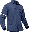 Men's Convertible Nylon Tactical Long Sleeve Shirt - Quick Dry