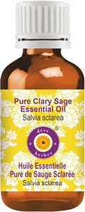 Deve Herbes Pure Clary Sage Essential Oil 100ml - Lightweight