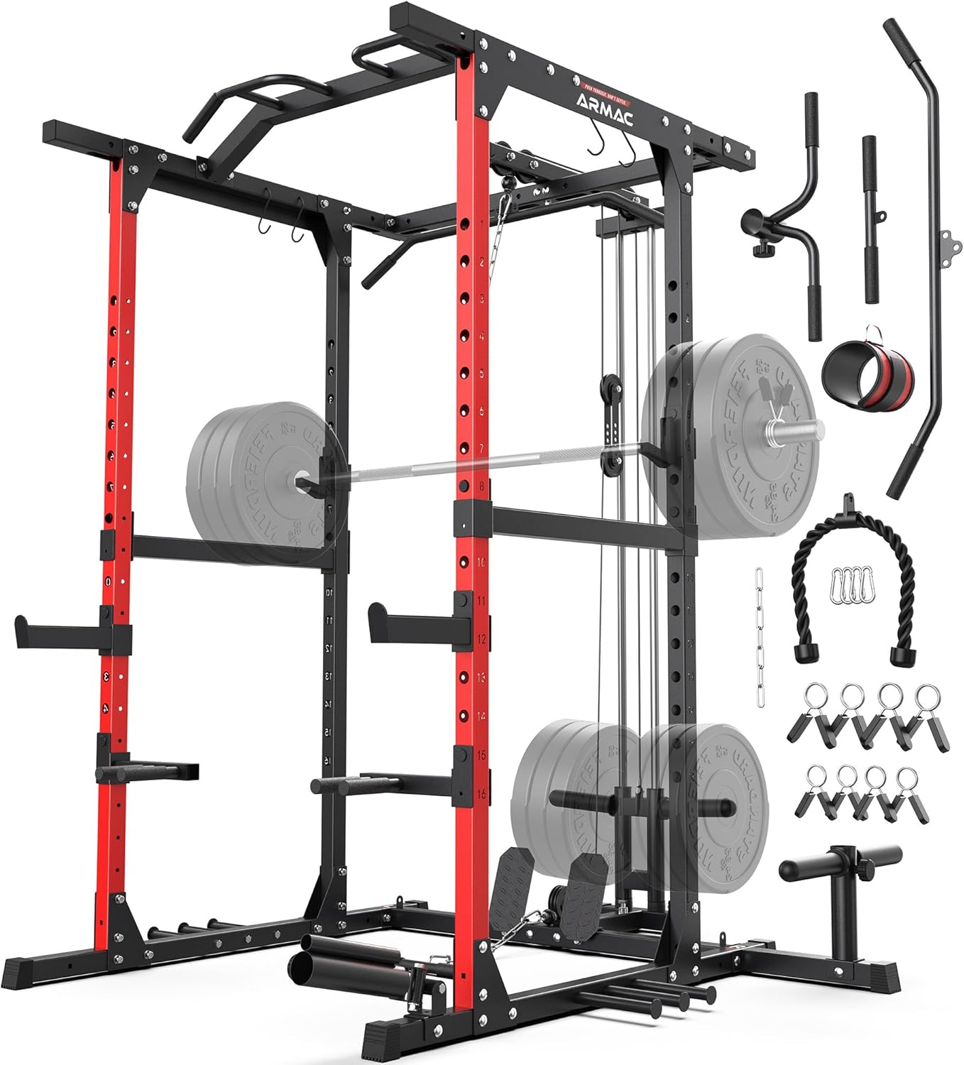 ARMAC 1500lbs Power Cage with Cable Crossover