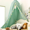 Girls' Green Princess Bed Canopy with Lights - Hommi Lovvi