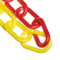Plastic Barrier Chain Alternating Red and Yellow 3/4-in, 100-ft