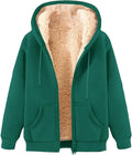 Fleece Sweatshirts Men Warm Sherpa Lined Zip Up Hoodies - Cozy Winter