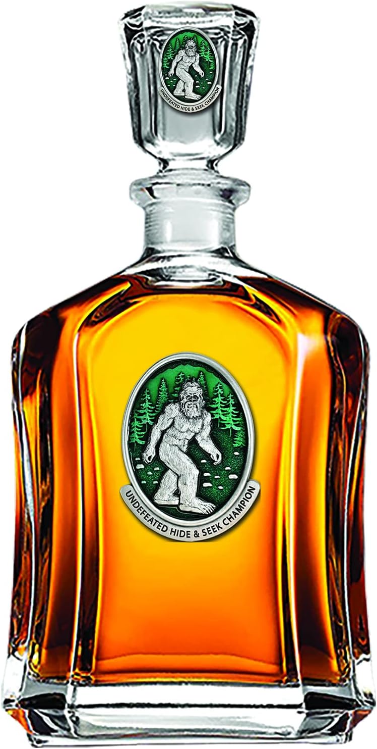Heritage Pewter Bigfoot Capitol Decanter for Whiskey Lovers