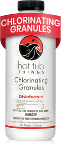 Chlorine Granules for Hot Tub & Spa - Quick-Dissolving Sanitizer