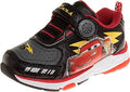 Boys Lighted Cars Sneakers Black/Red - Toddler to Little Kid