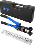 Hydraulic Wire Crimper Battery Lug Terminal Cable Crimping Tool - 12