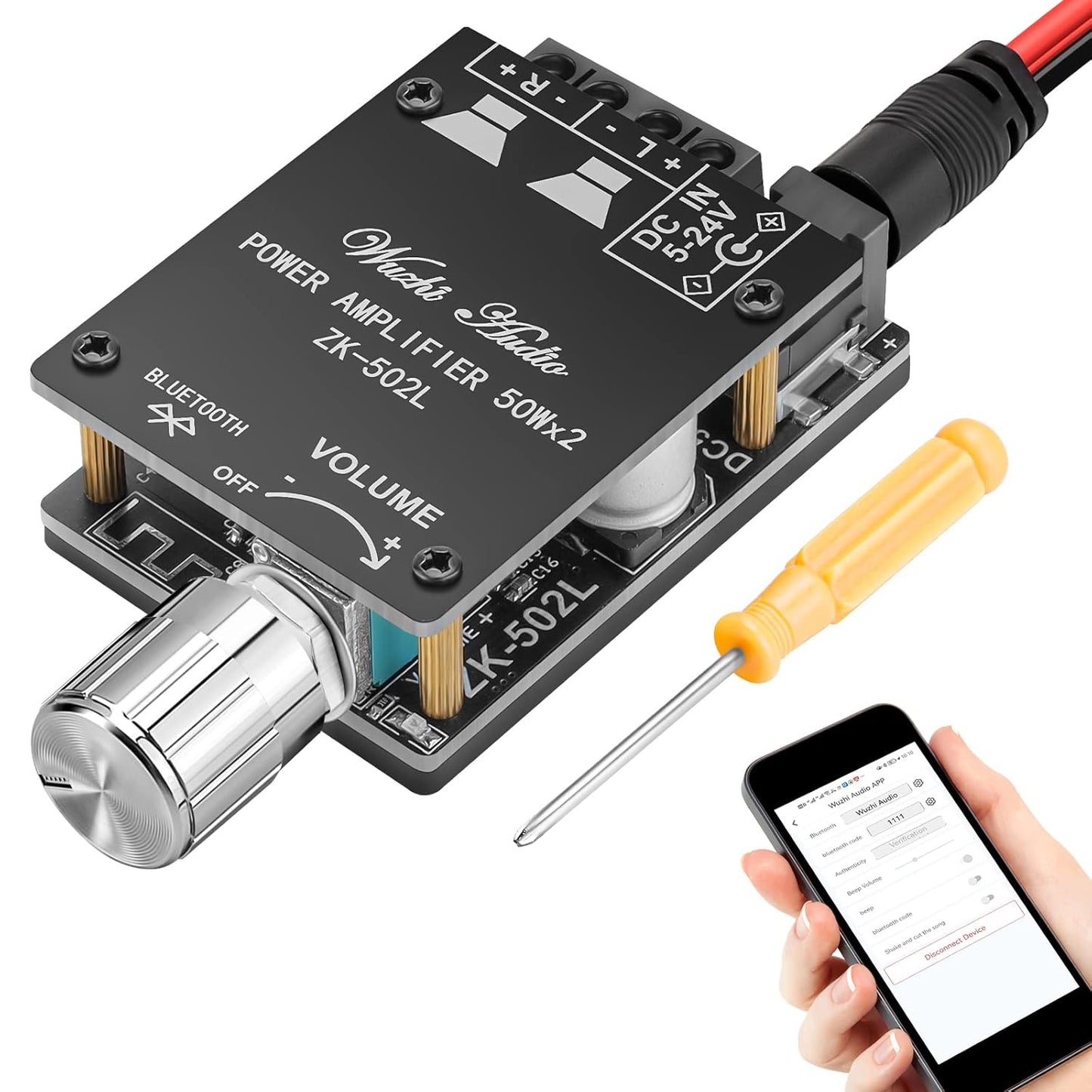 Power up your speakers with MakerHawk Bluetooth Amp!