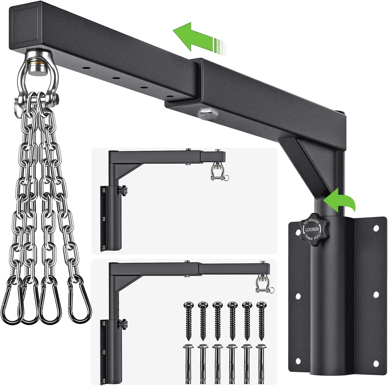 BeneLabel Wall Mount Heavy Bag Hanger for Home Gym Use