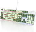 Fogruaden Mechanical Keyboard with RGB Backlit and Red Switches