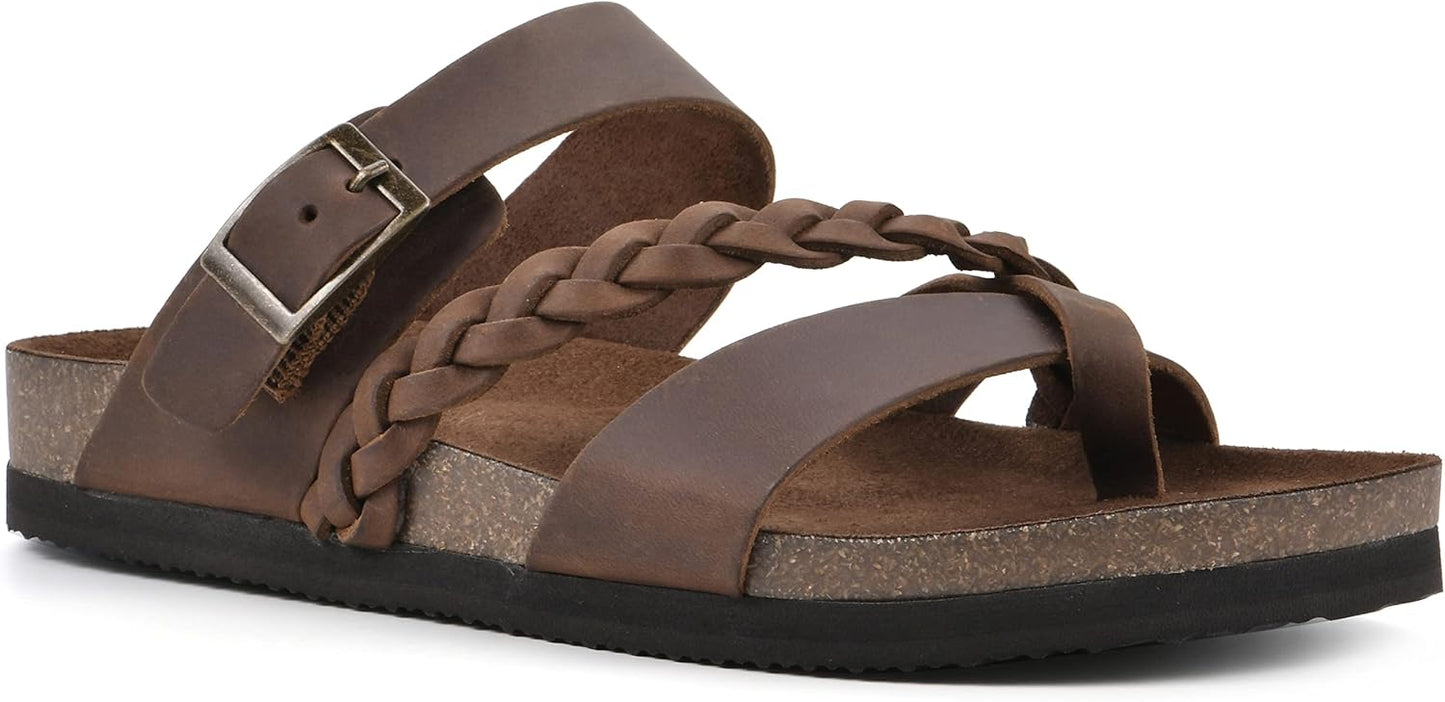 WHITE MOUNTAIN Women's Hazy Braided Comfort-Molded Sandal