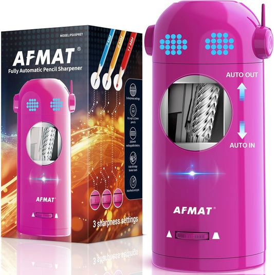 AFMAT Electric Pencil Sharpener: Fully Automatic Robot Design
