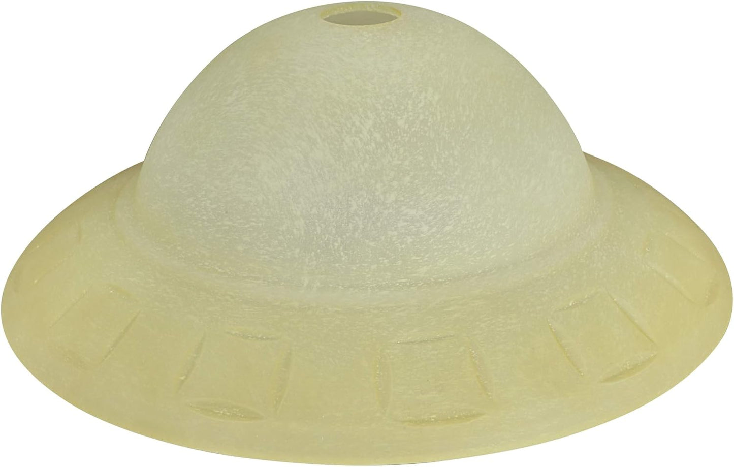 Aspen Creative Amber Replacement Torchiere Glass Shade for Lamps