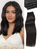 WIGNEE 100% Remy Double Weft Invisible PU OVO Human Hair Extensions 14