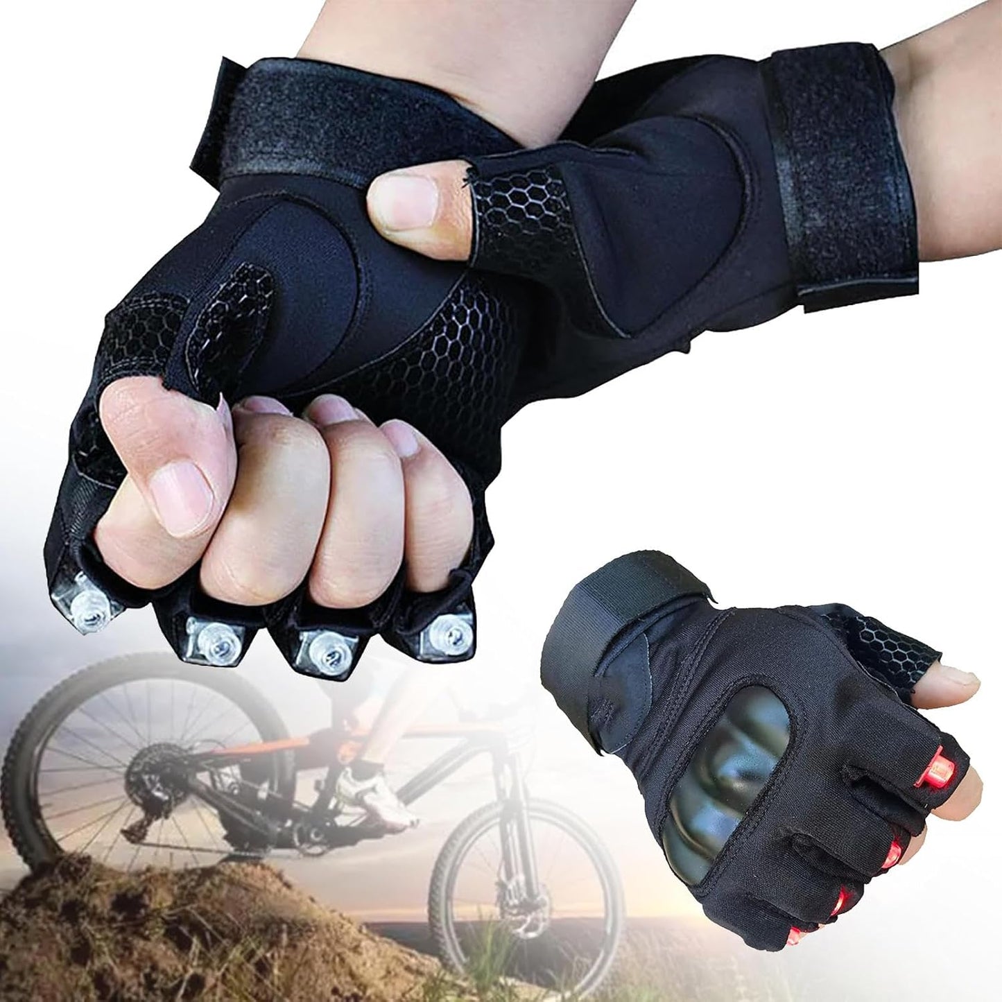 MTTXY Hands-Free LED Flashlight Gloves