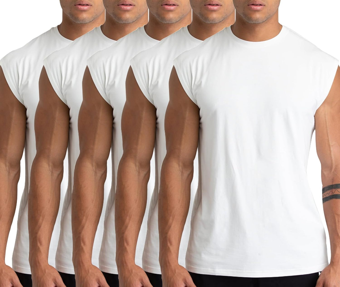 Men's Gym Tank Tops for Workout - Sleeveless Athletic Shirts