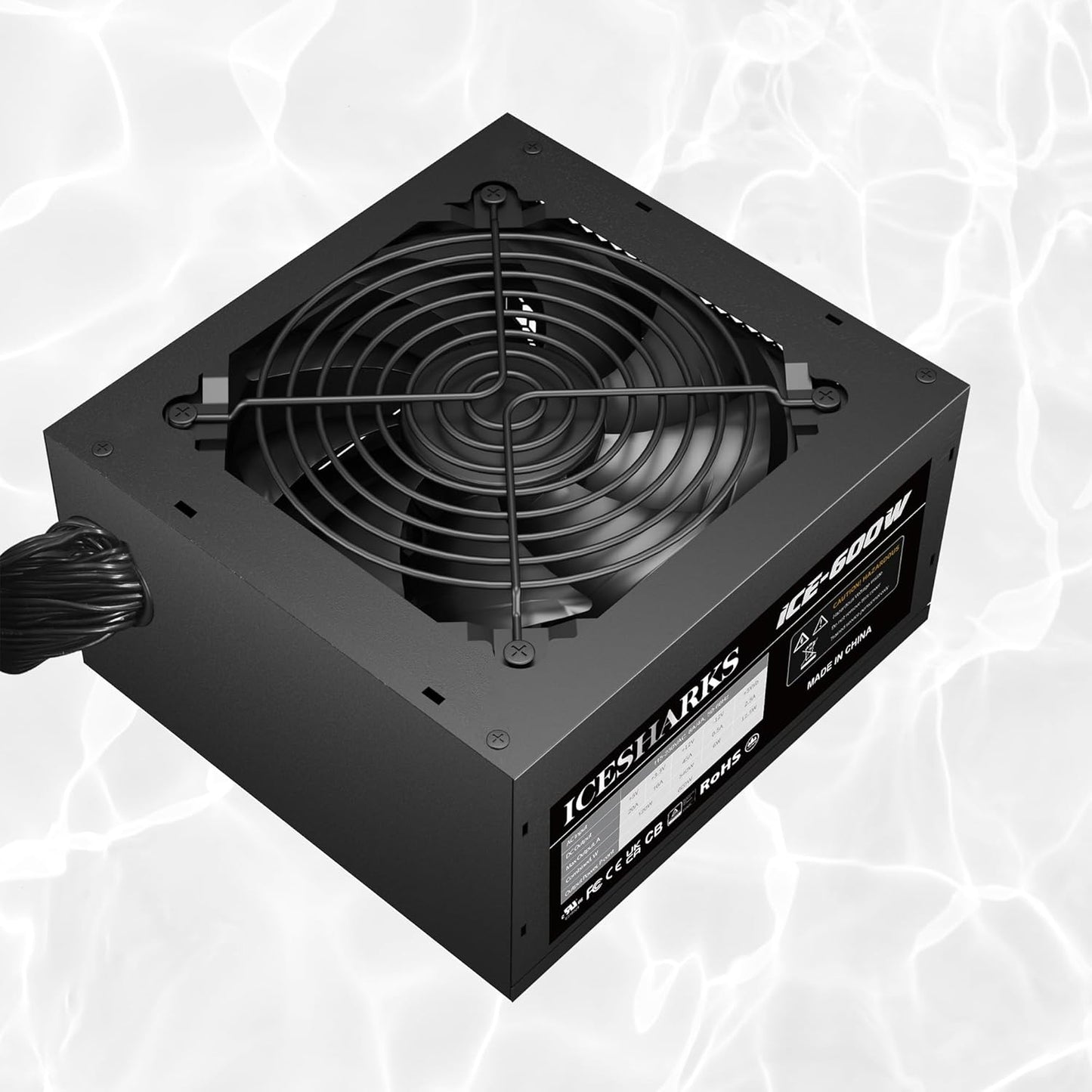 ATX Non Modular 600W Power Supply with 120mm Fan for PCs
