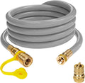 Westinghouse 15-Foot Natural Gas Hose with Adapter - Easy Fuel Hookup