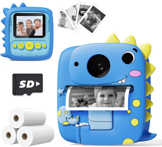 Instant Print Kids Camera: 1080P Digital Fun!