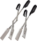 Shark BBQ Tongs for Steaks 2-Pack - Professional 13ft & 17ft Set