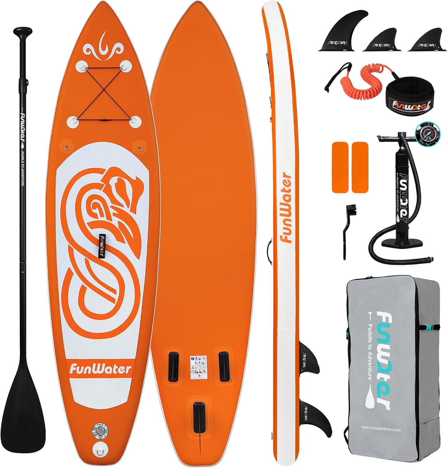 FunWater Inflatable Stand Up Paddle Board for All Skill Levels