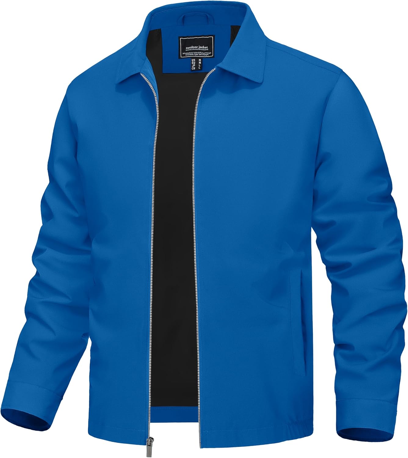 TACVASEN Mens Lightweight Windbreaker Full Zip Jacket for All