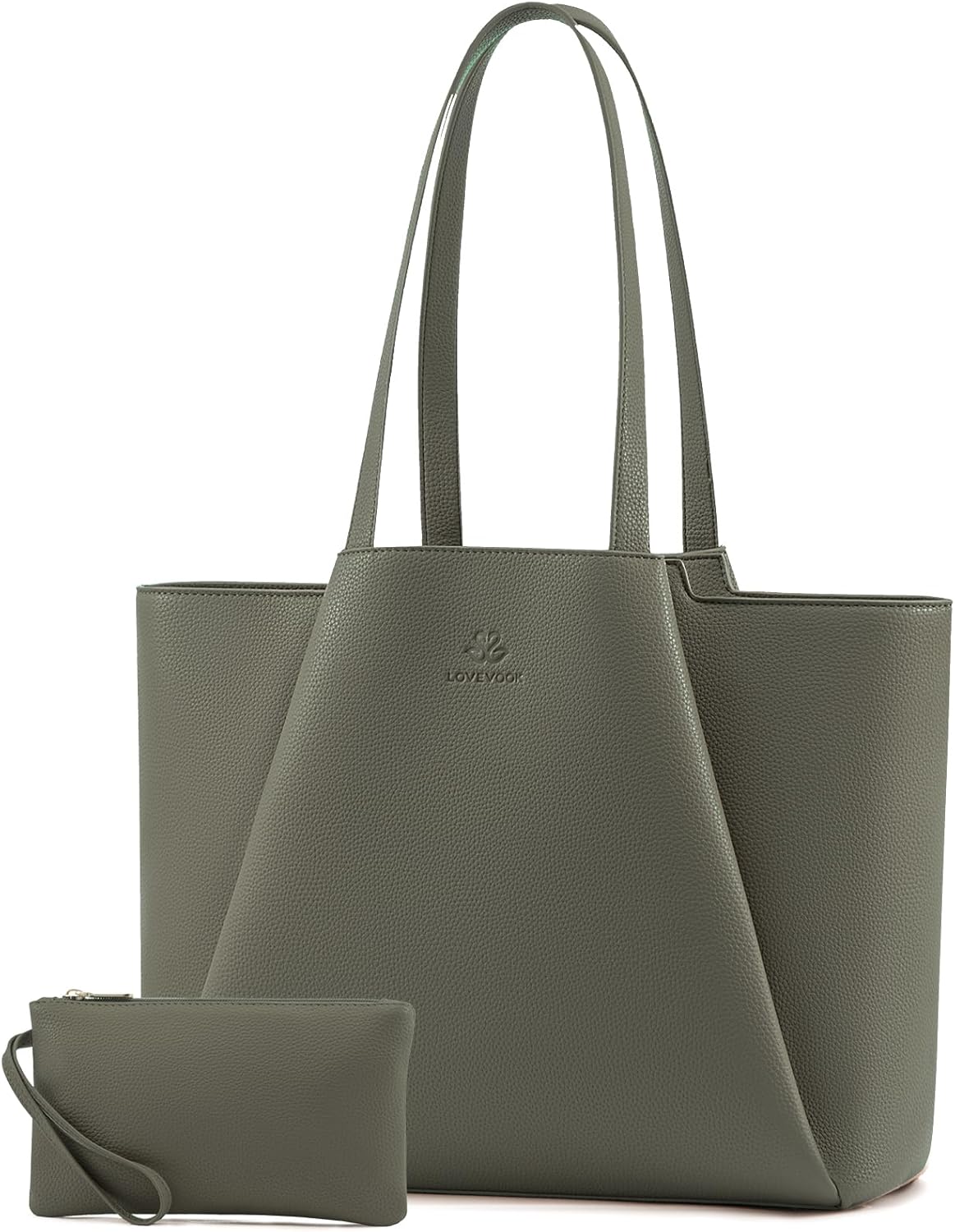 LOVEVOOK Laptop Tote for Women - Stylish 15.6 Inch Bag