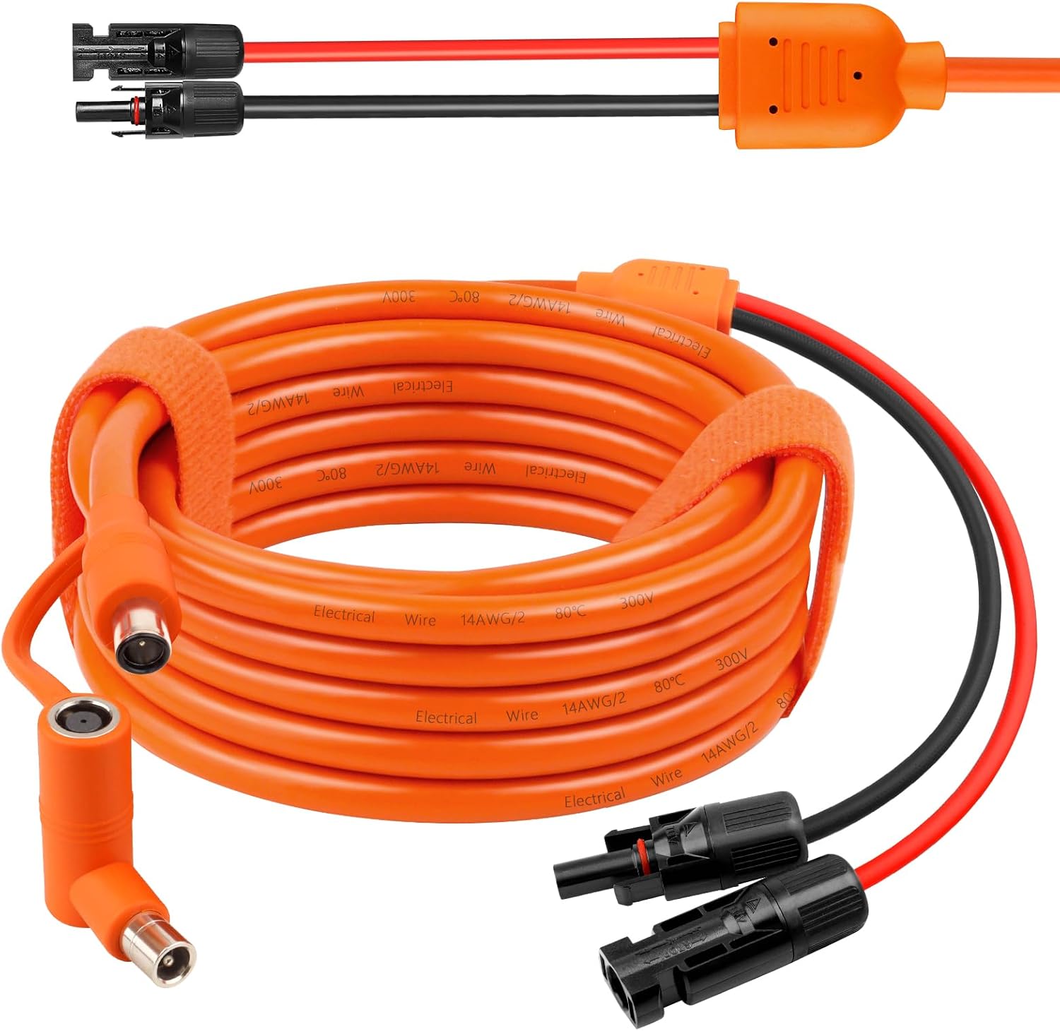 Solar to DC 8mm Charge Extension Cable 20FT for Power Stations