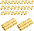 1 in PEX Straight Coupling 30-Pack - Brass Crimp Fittings