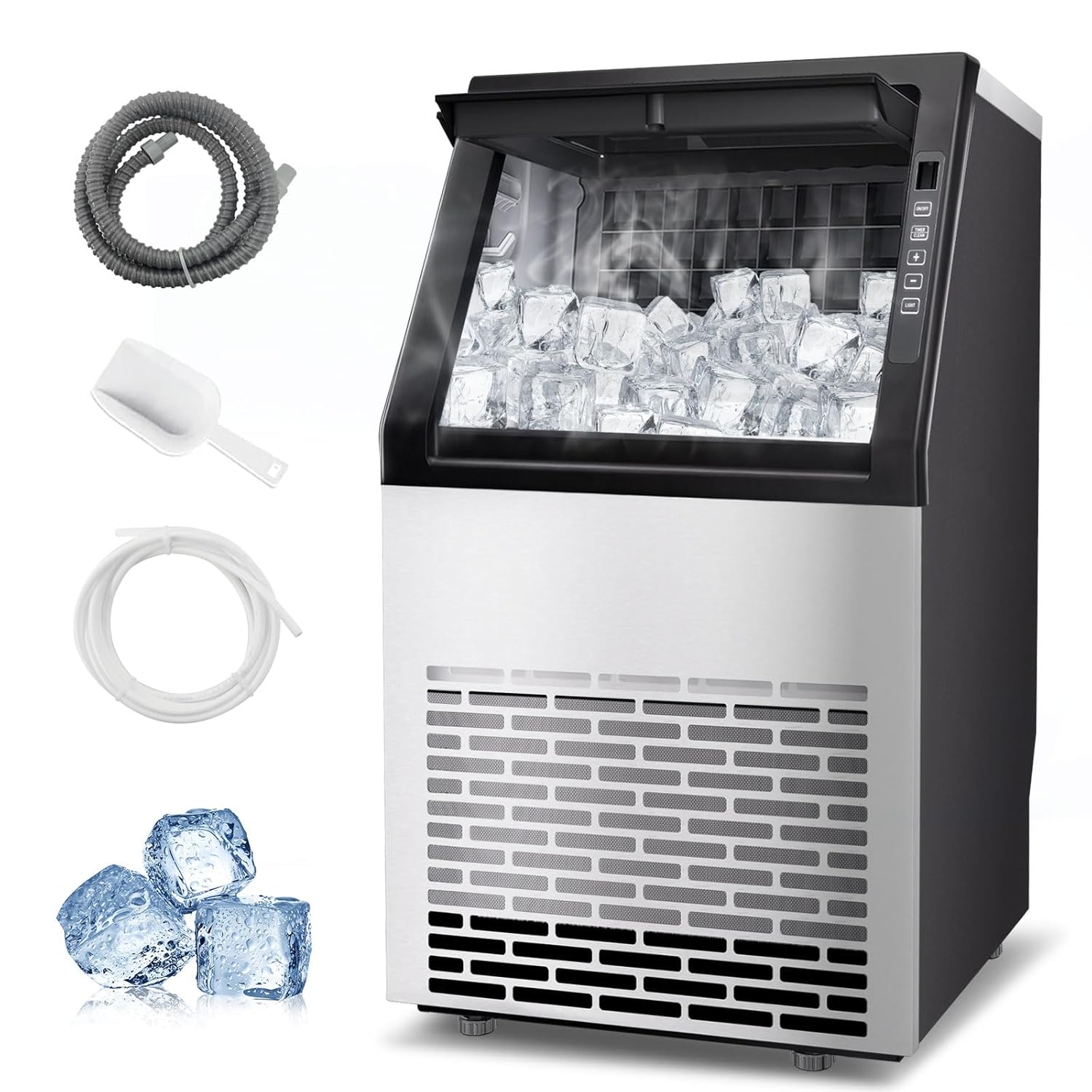 100lbs Commercial Ice Maker Machine for Home and Business Use