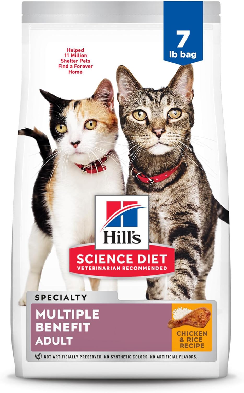 Hill's Science Diet Multi-Benefit Dry Cat Food for Adult Cats