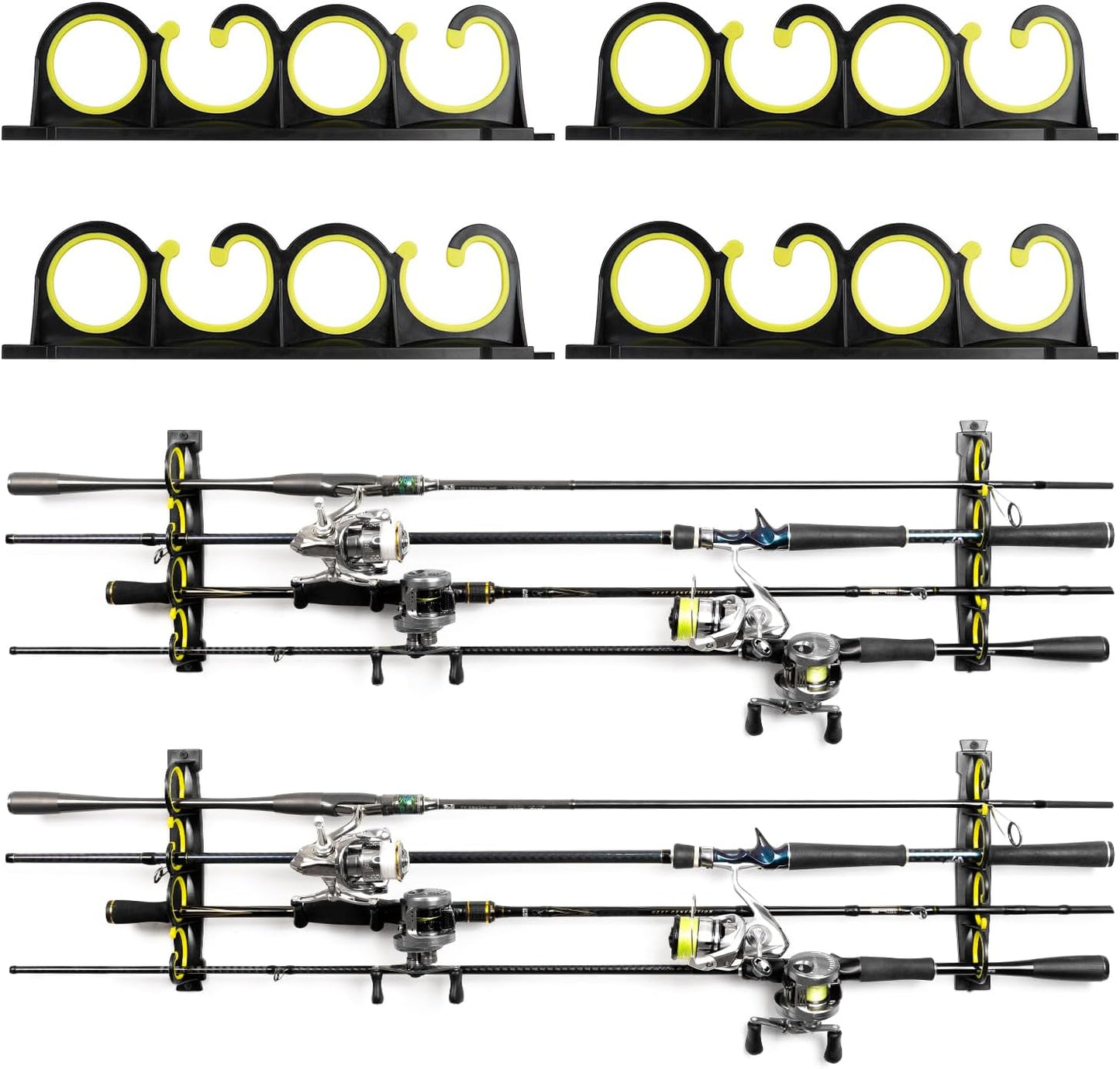 Organize 8 Fishing Rods with VEYWANE Rack