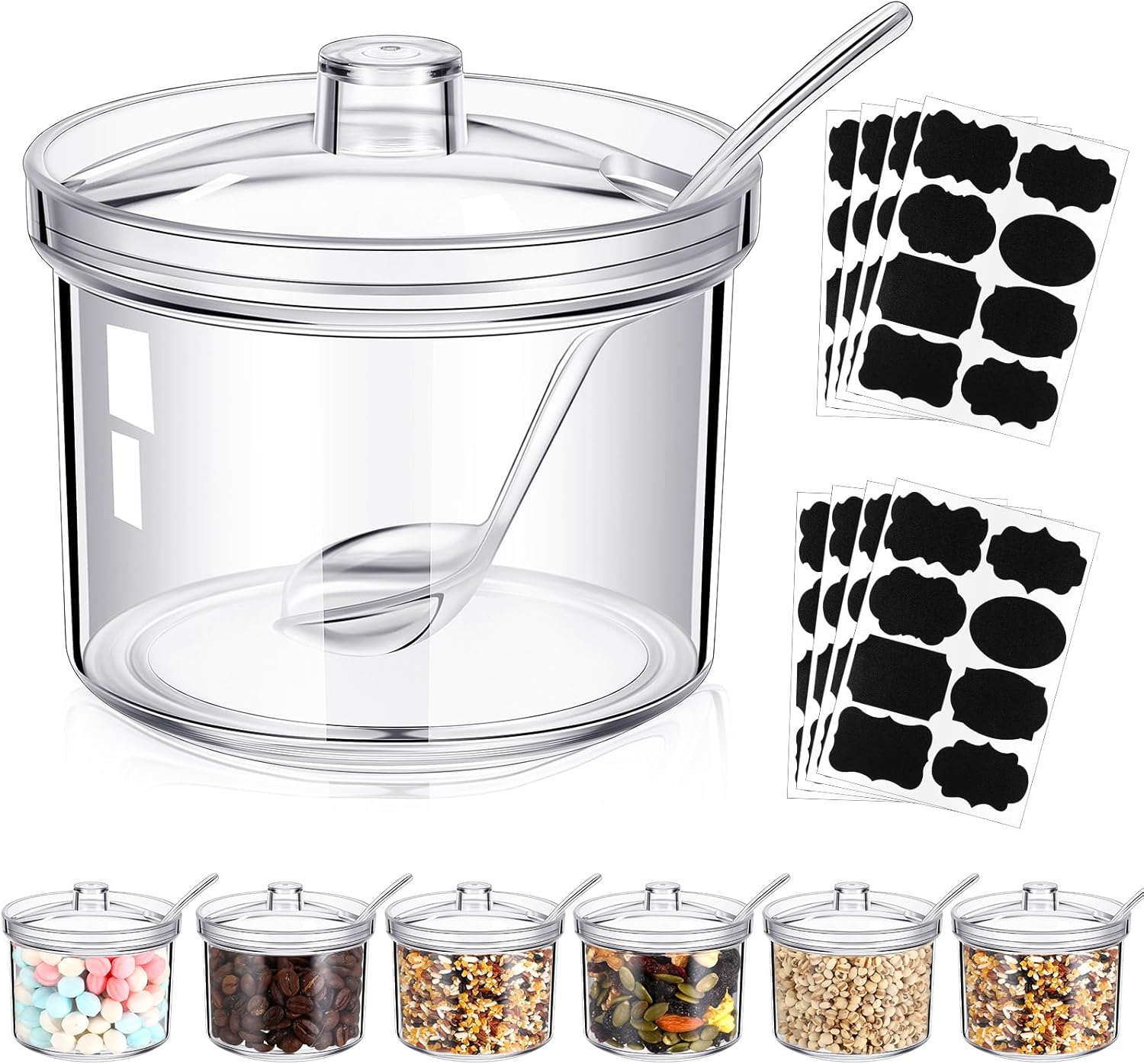12 Pcs Hot Cocoa Bar Supplies with Lids and Spoons for Parties