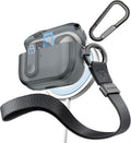 MAGEASY Rugged AirPods Pro 2 Case Cover with Lock & Carabiner