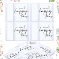 Happy Tears Wedding Tissues 180 Pack - Travel Size Packs for Guests