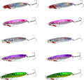 10-Packs Artificial Hard Bait Fishing Lures - Saltwater & Freshwater