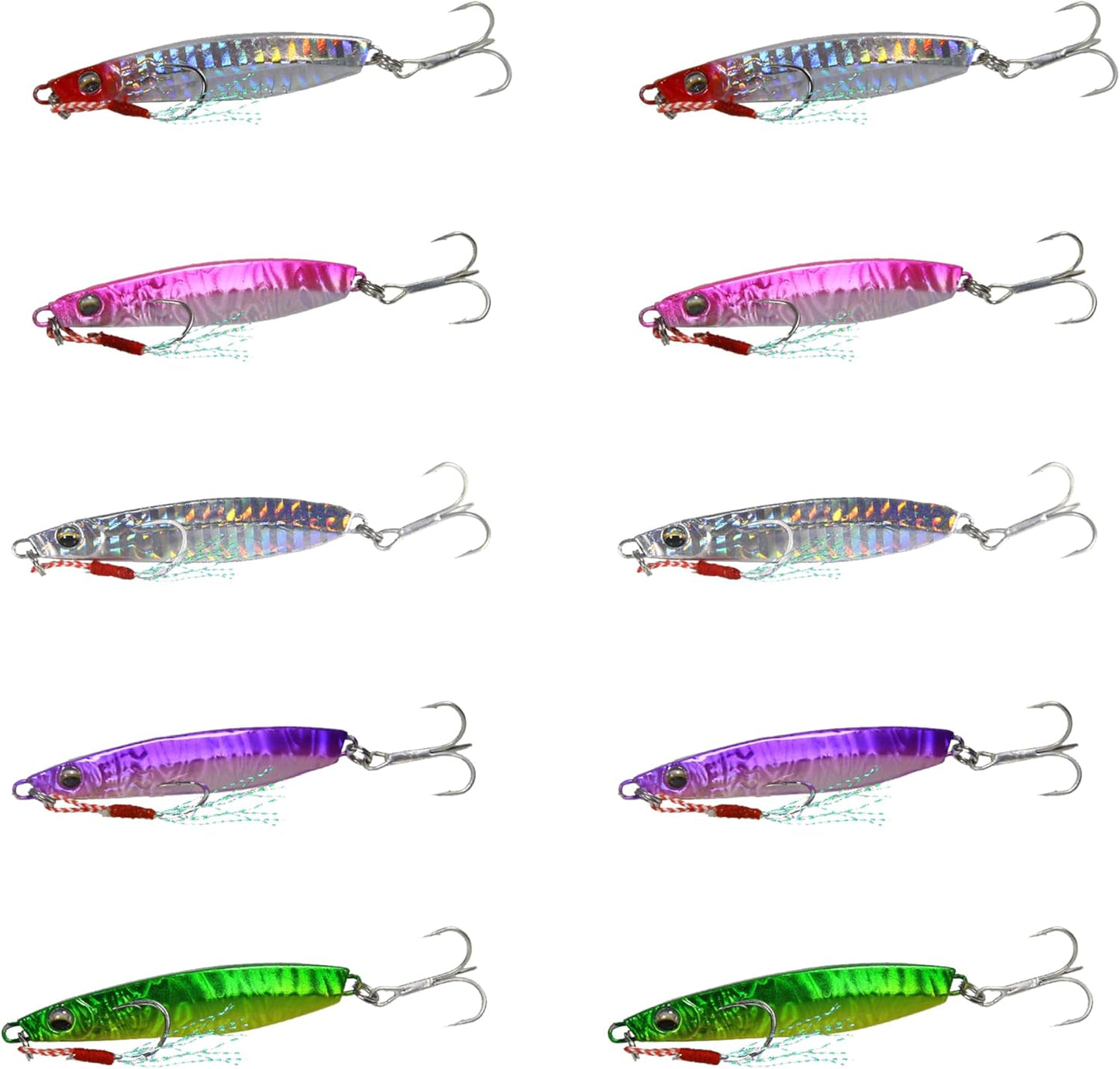 EMOVE 10-Pack Saltwater Fishing Lures - Ultimate Variety for Big Catches!
