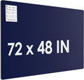 MaxGear Extra Large Bulletin Board 72in x 48in - Foldable Felt Vision