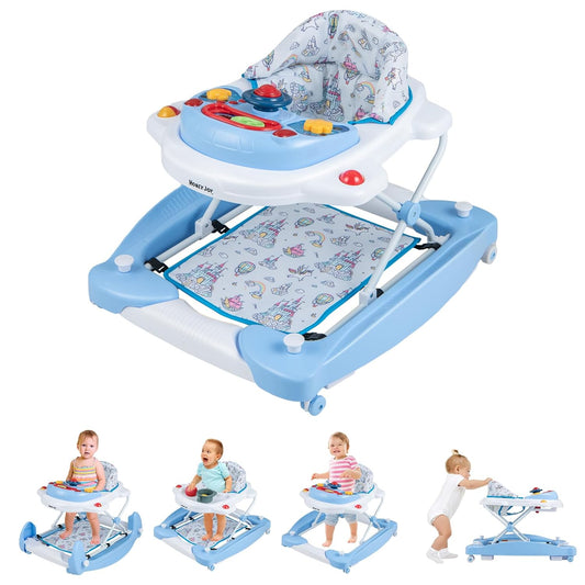 HONEY JOY Baby Walker 6-in-1 Combo with Adjustable Heights