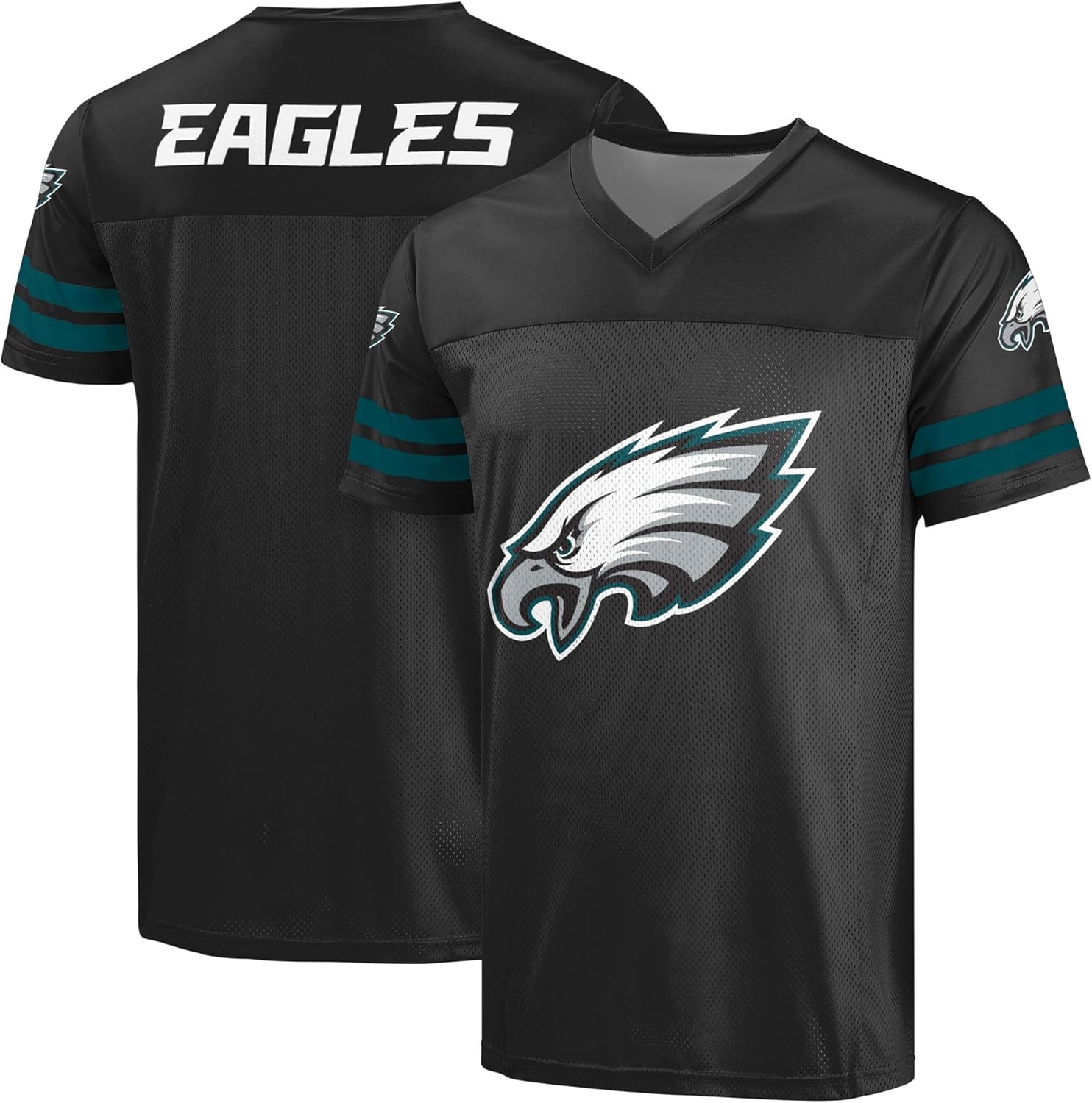 NFL Men's Officially Licensed Primary Logo Game Day V-Neck Top