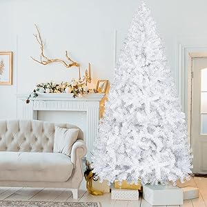 Karl home 8FT Premium White Artificial Christmas Tree Review