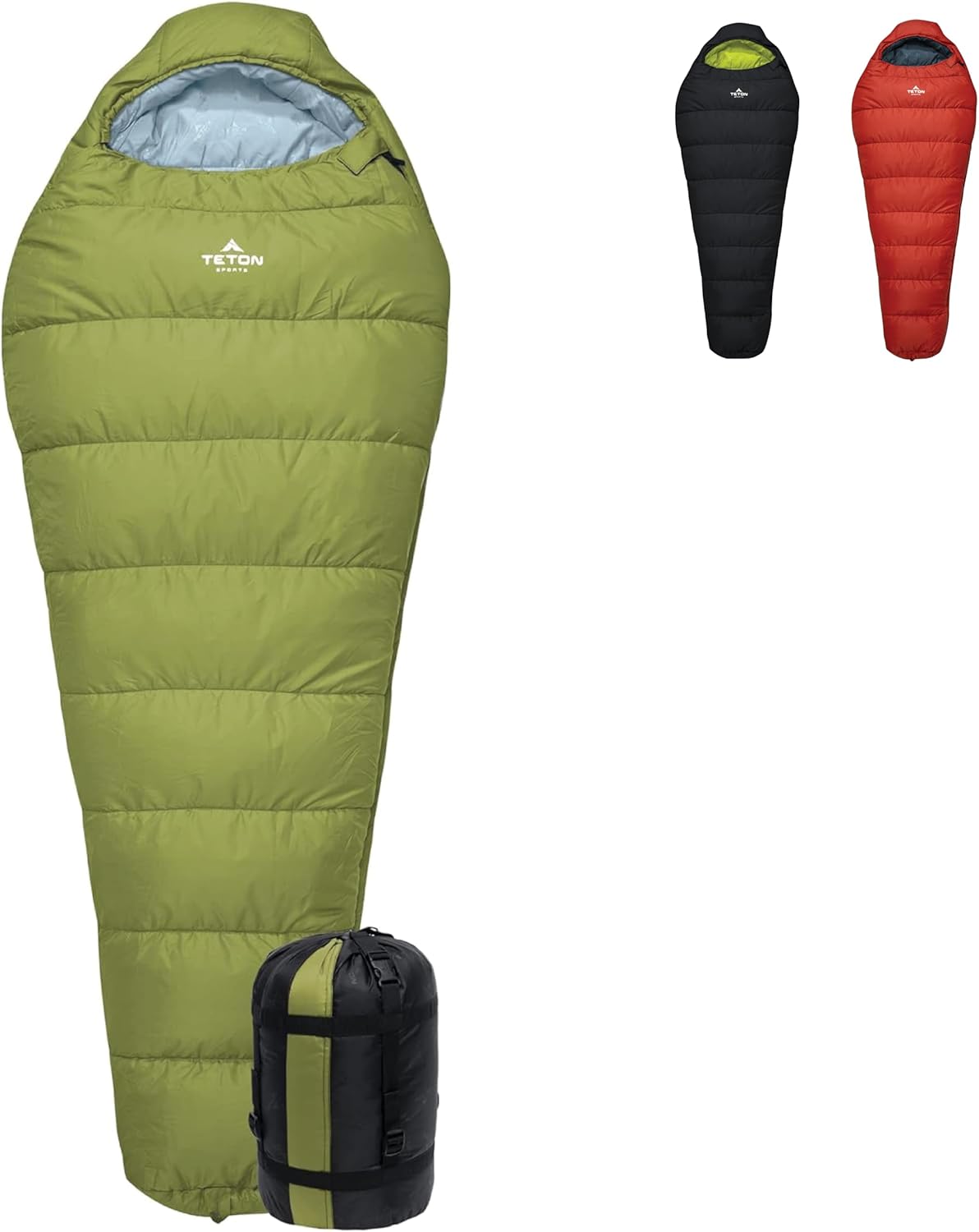 Teton LEEF Lightweight Mummy Sleeping Bag for Cold Weather Trips