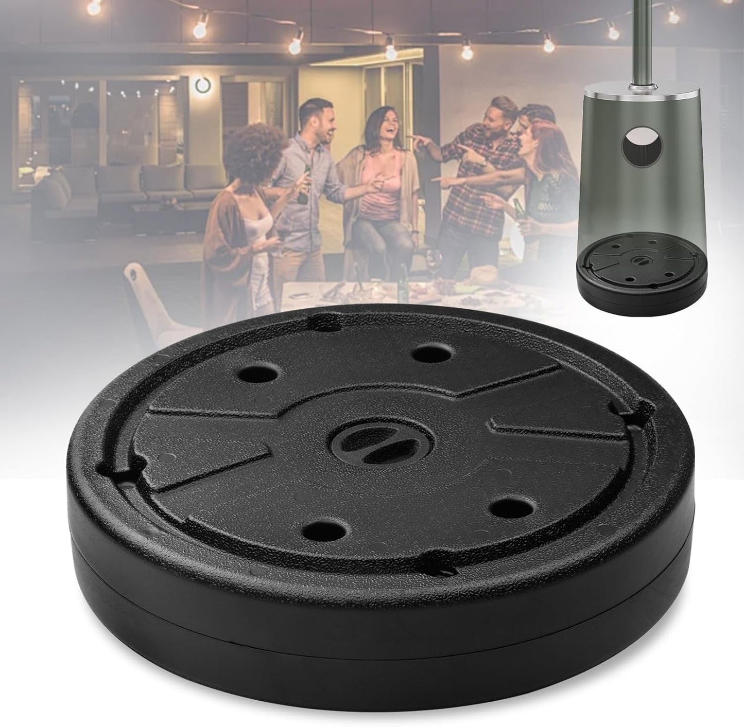 URYKEC Patio Heater Weight Bladder - Stabilize Your Umbrella Heater!