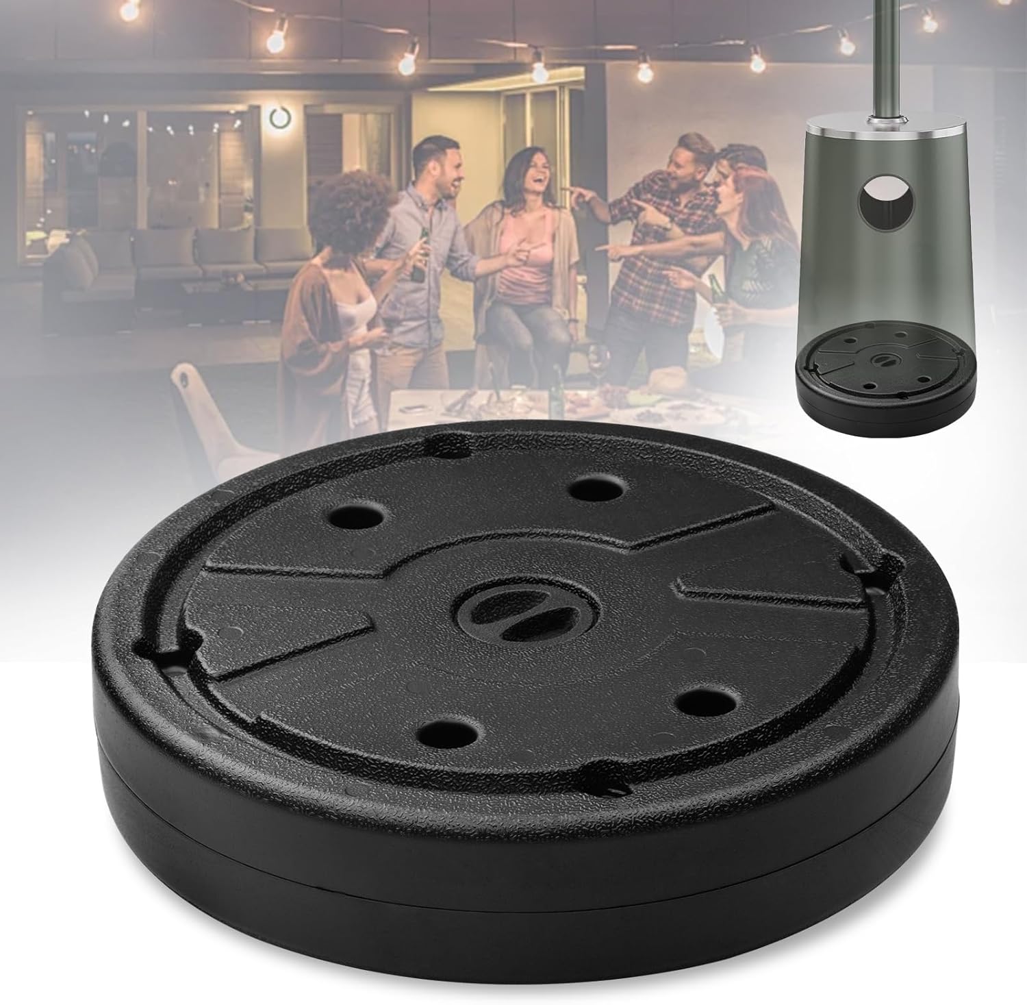 URYKEC Patio Heater Weight Bladder - Stabilize Your Umbrella Heater!
