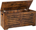 DINZI LVJ Wooden Toy Box with Safety Hinges for Storage