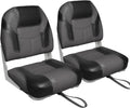 Elite Low/High Back Folding Fishing Boat Seat for Comfort