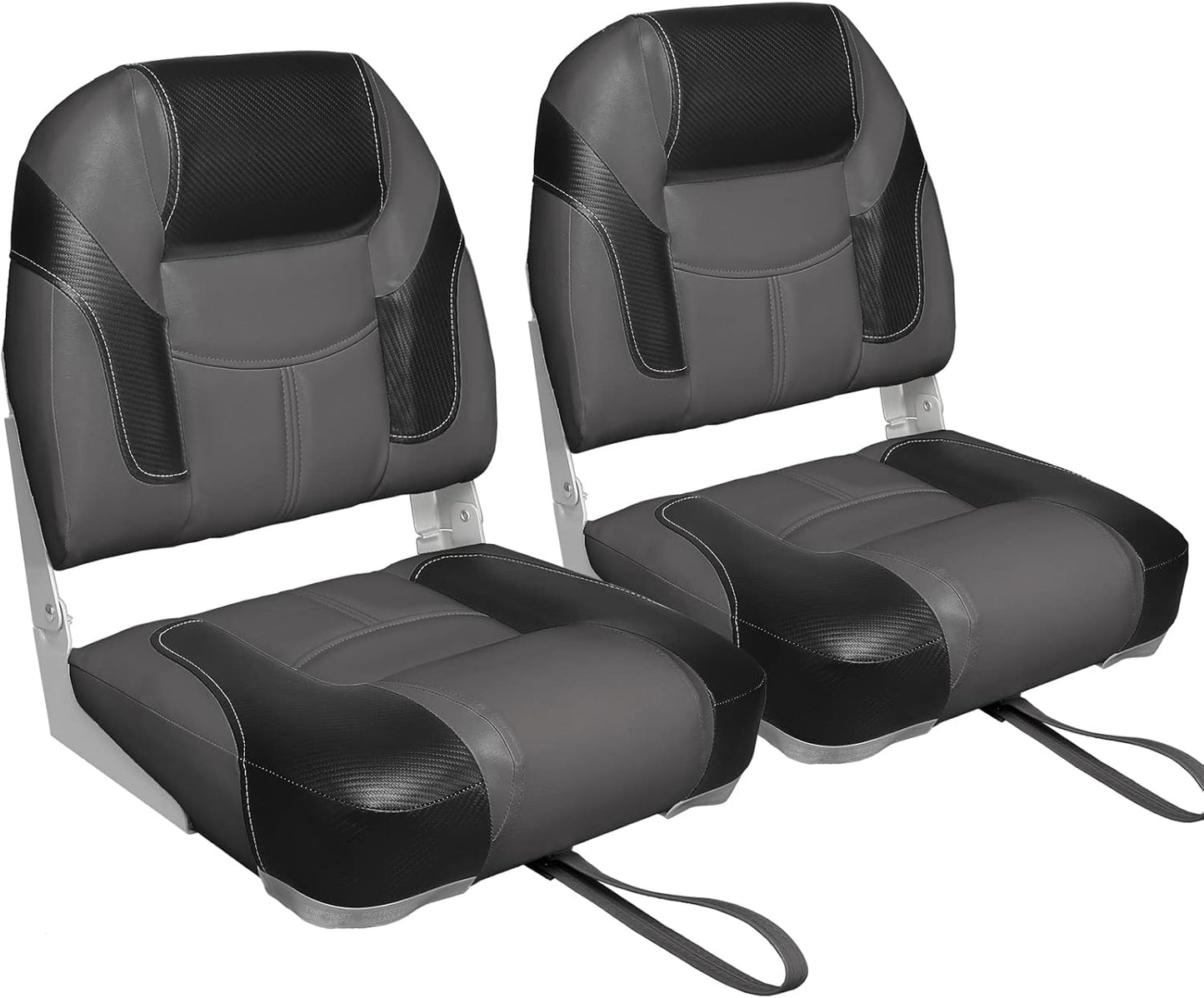 Elite Low/High Back Folding Fishing Boat Seat for Comfort