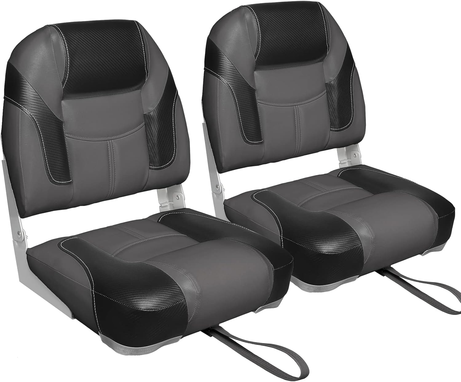 Elite Low/High Back Folding Fishing Boat Seat for Comfort