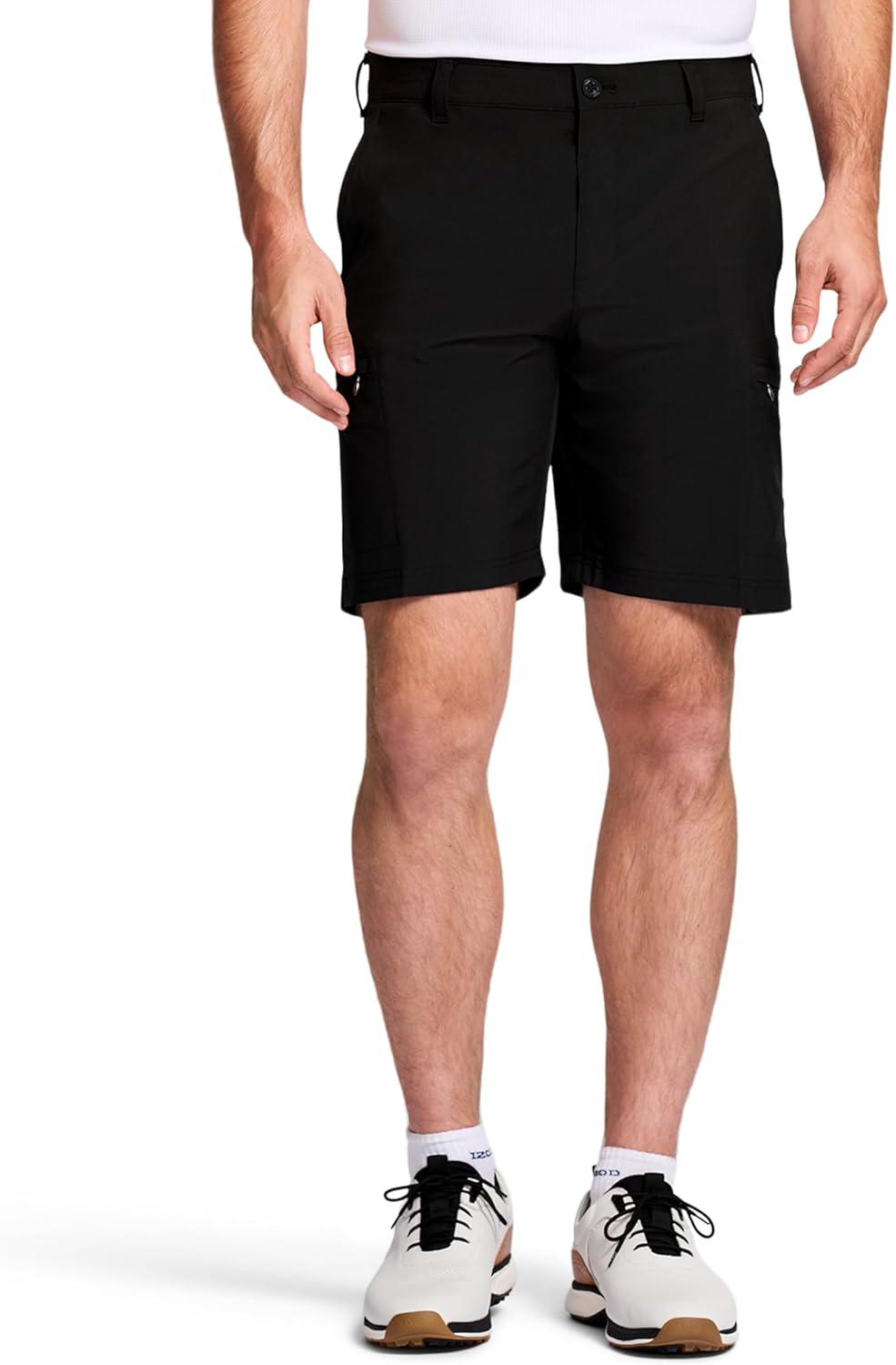 IZOD Men's Golf Swing Flex Stretch Cargo Short for Comfort